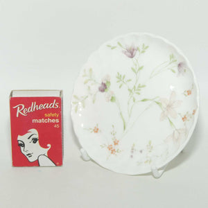 Wedgwood Bone China England Campion pattern coaster or biscuit dish | boxed