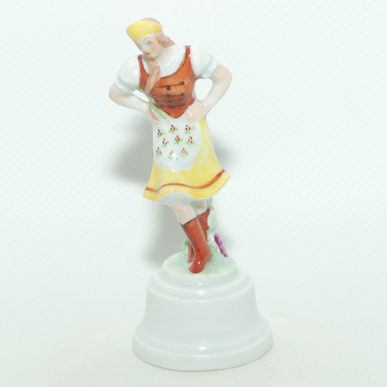 Herend Hungary figural candle snuffer 5595 | Traditional Dancer