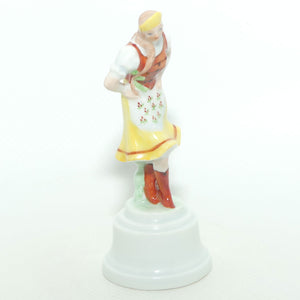 Herend Hungary figural candle snuffer 5595 | Traditional Dancer