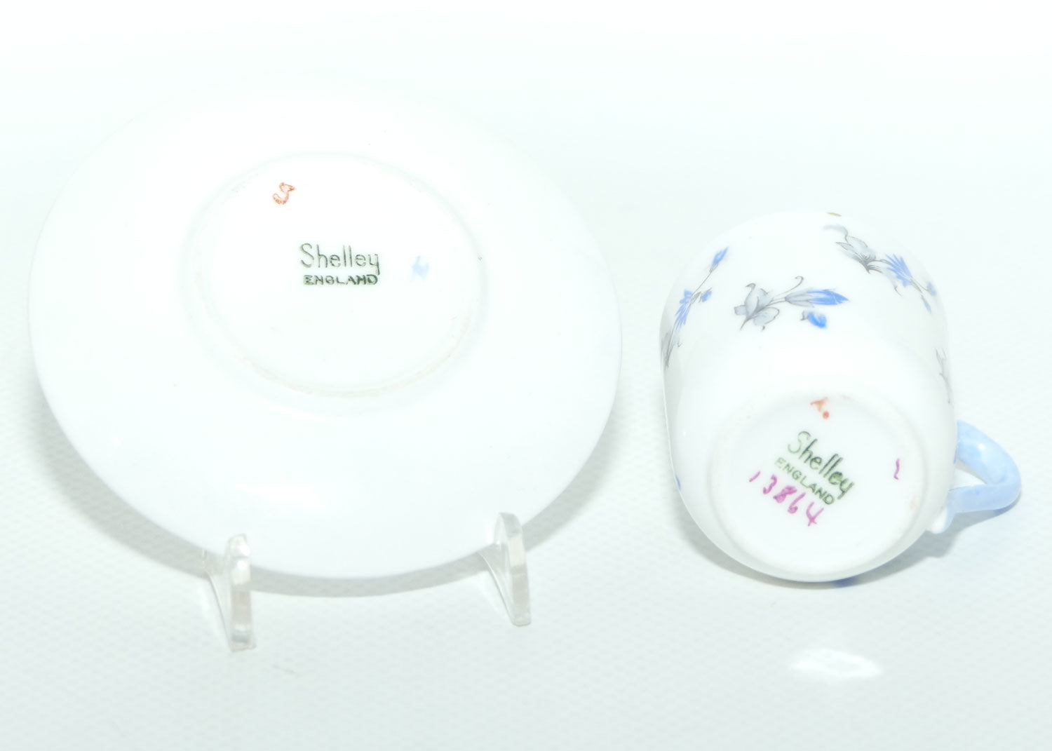 Shelley Canterbury shape miniature Blue Charm duo | 13864
