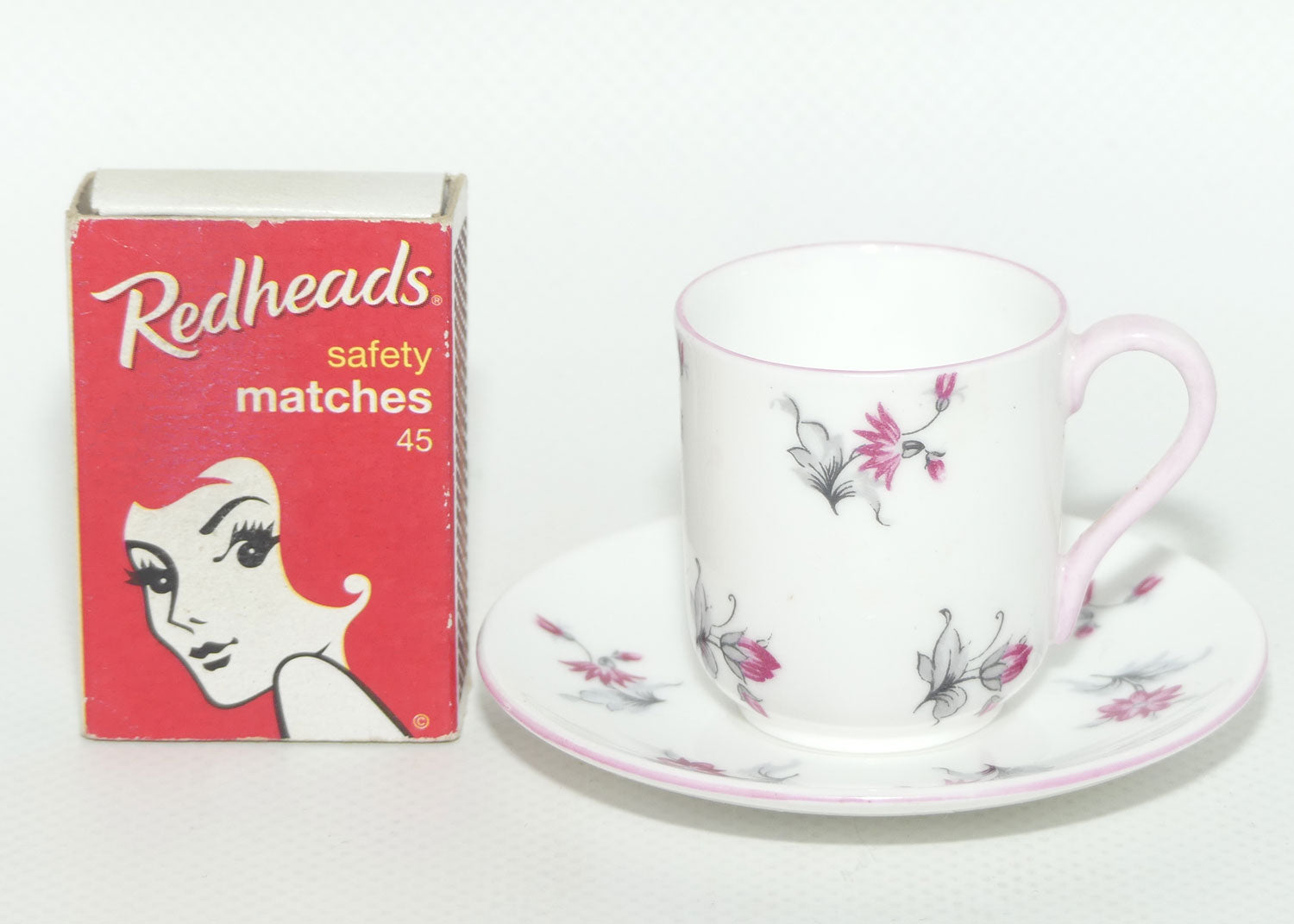 Shelley Canterbury shape miniature Pink Charm floral duo | #2
