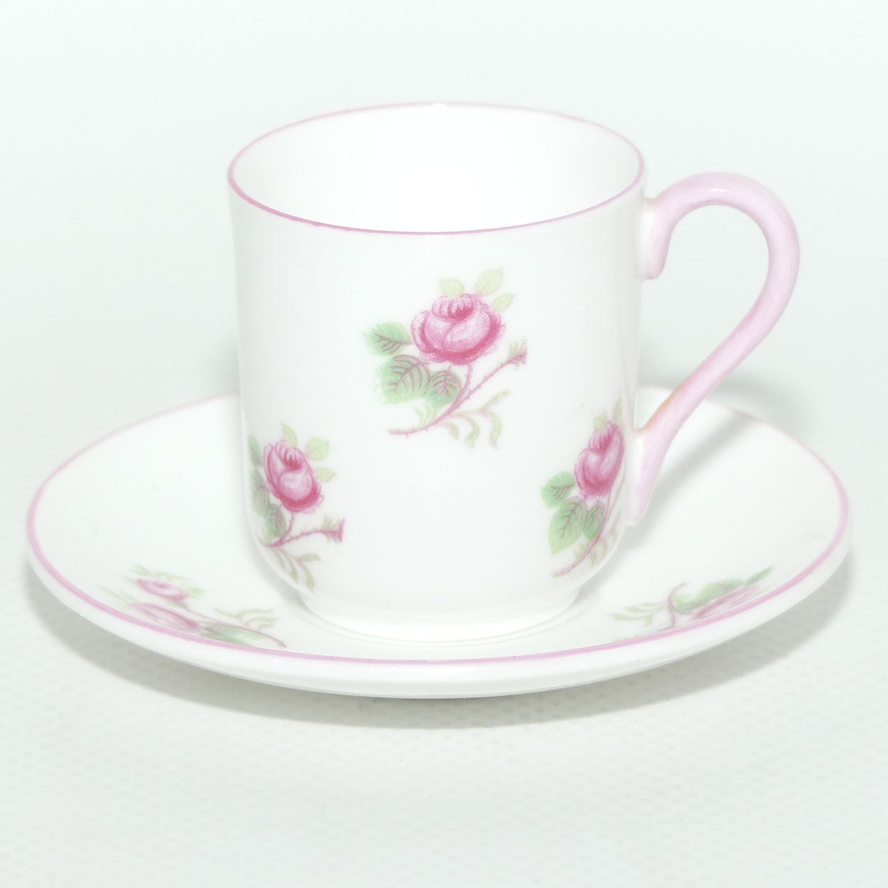 Shelley Canterbury shape miniature Bridal Rose duo