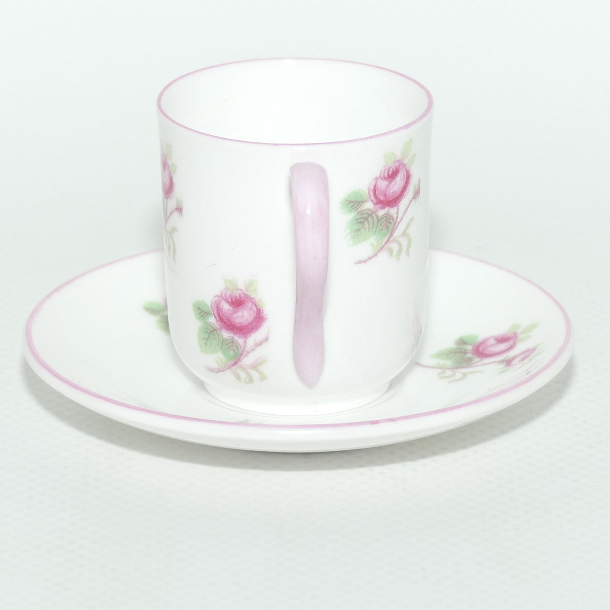 Shelley Canterbury shape miniature Bridal Rose duo