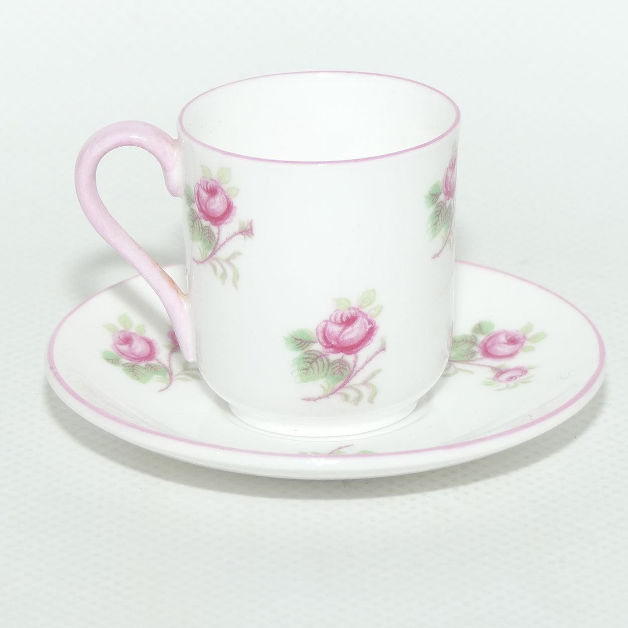 Shelley Canterbury shape miniature Bridal Rose duo