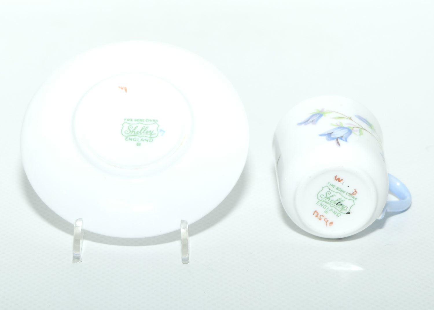 Shelley Canterbury shape miniature Harebell duo