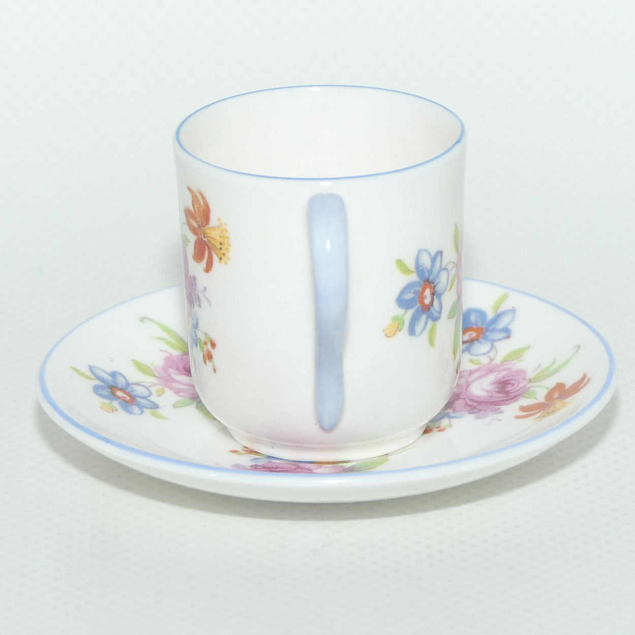 Shelley Canterbury shape miniature Universal Rose duo