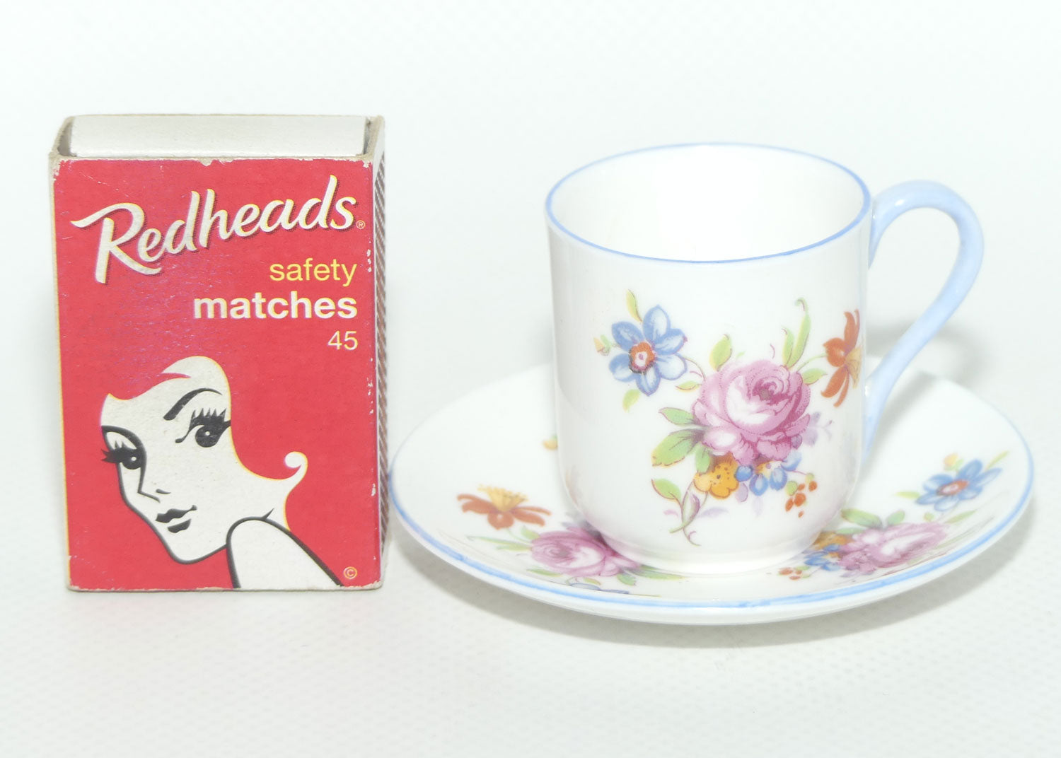 Shelley Canterbury shape miniature Universal Rose duo | #2