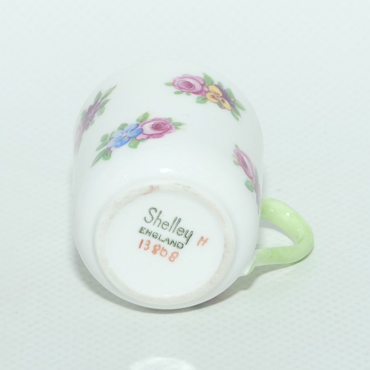 Shelley Canterbury shape miniature Yutoi duo | #4 | Straight Line Backstamp