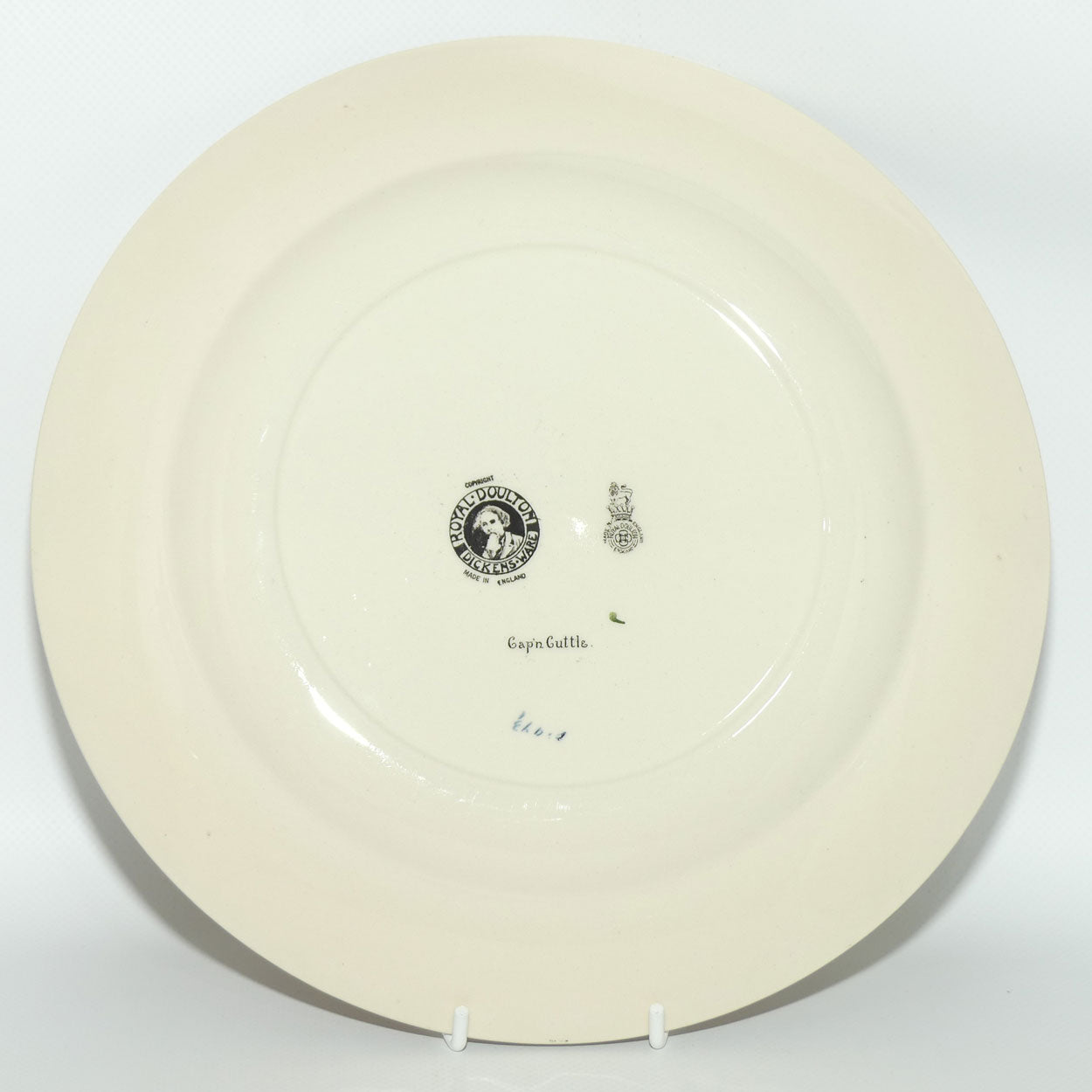 Royal Doulton Dickensware Capn Cuttle plate D2973