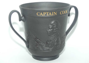 Royal Doulton Captain Cook Bicentenary 1770-1970 basalt Loving Cup | #32