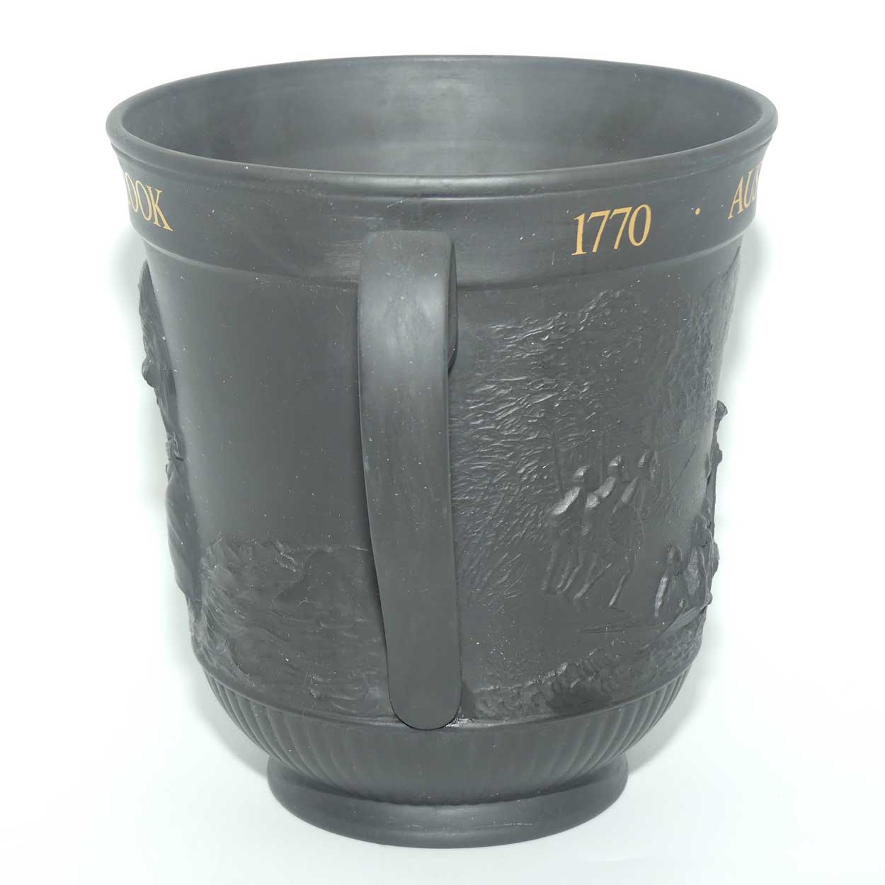 Royal Doulton Captain Cook Bicentenary 1770-1970 basalt Loving Cup | #32