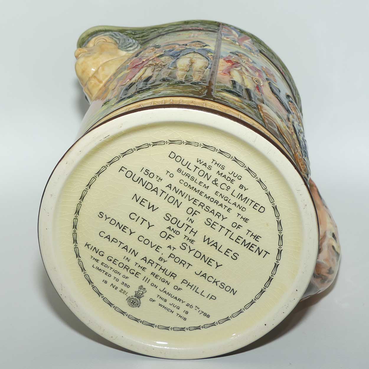 Royal Doulton Captain Phillip Loving Jug | LE 221/350