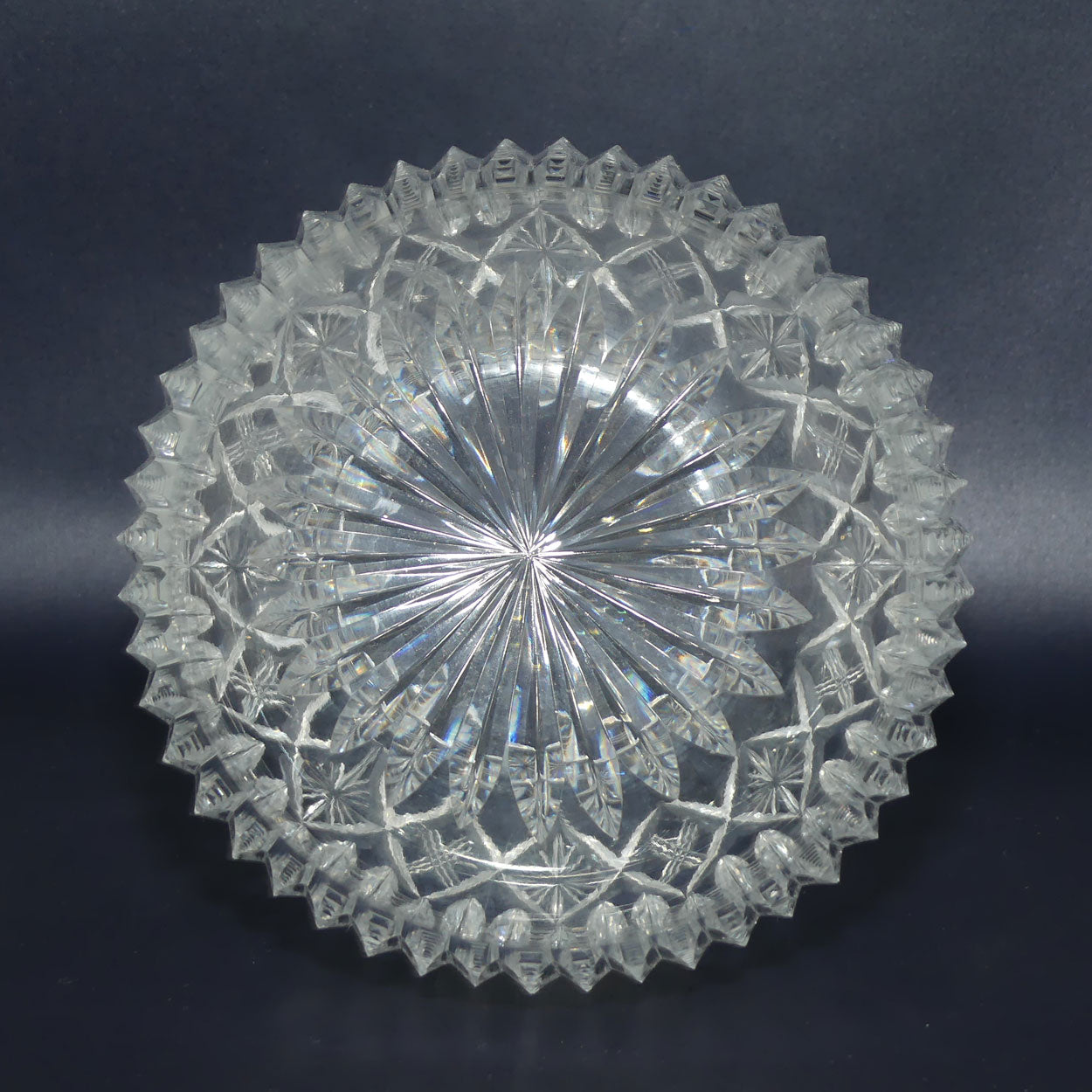 Superb Brilliant Cut Crystal water carafe | 20.5cm tall