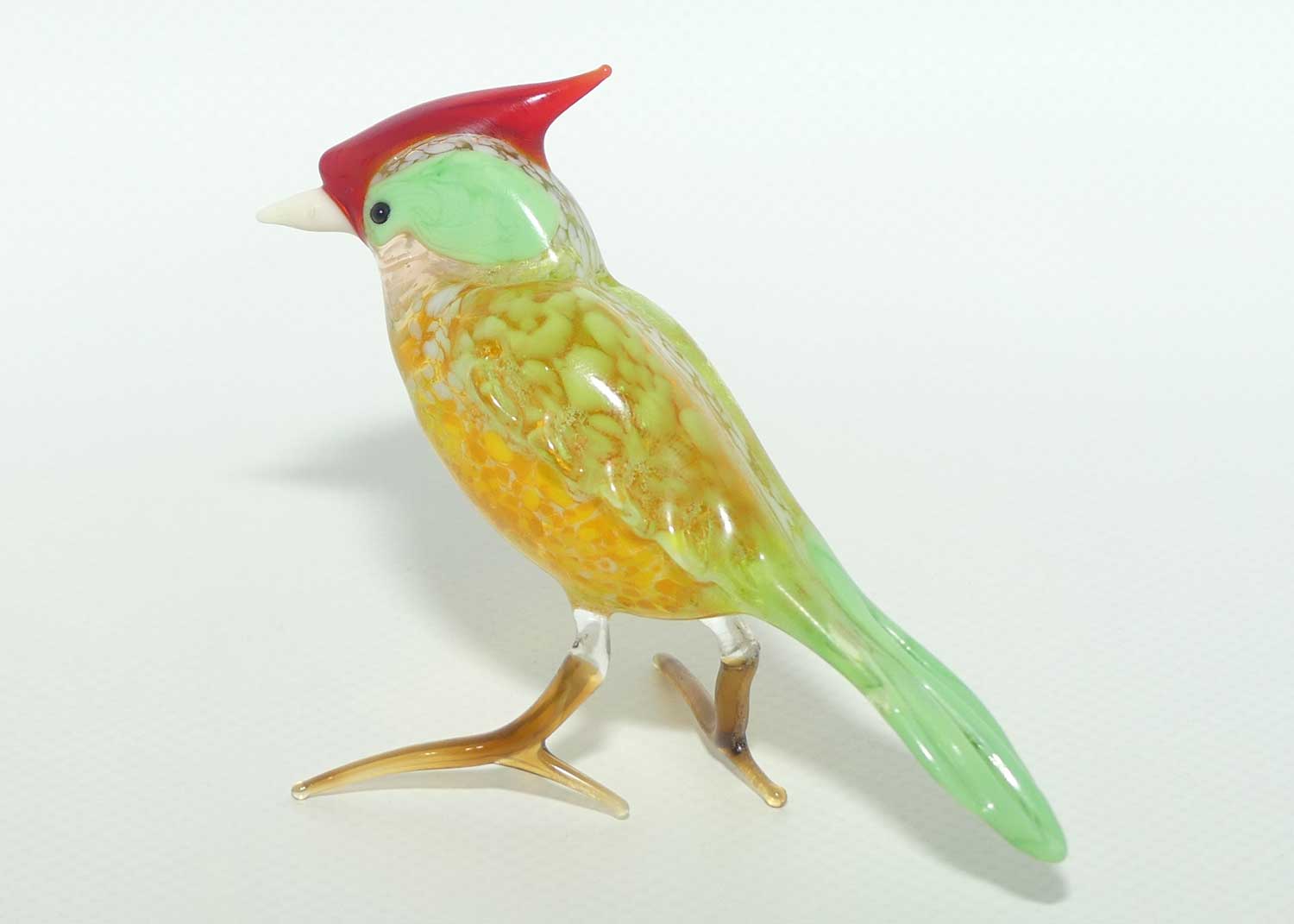 Fine quality Lampwork Murano Glass Cardinal figure