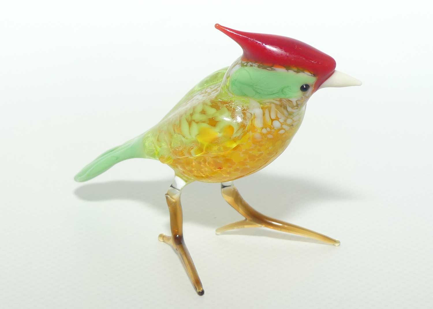 Fine quality Lampwork Murano Glass Cardinal figure