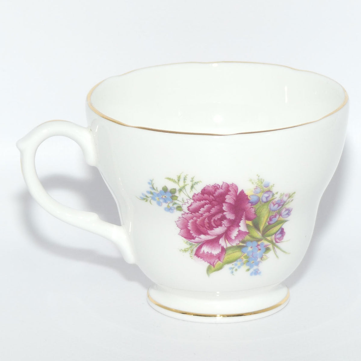 Duchess Bone China Carnation pattern trio