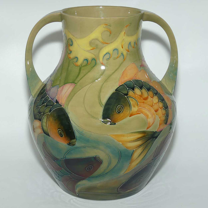 Moorcroft Carp 5/13 handled vase