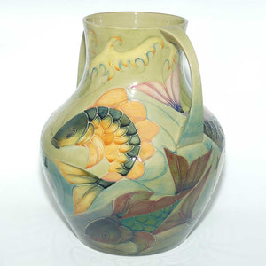 Moorcroft Carp 5/13 handled vase