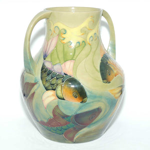 Moorcroft Carp 5/13 handled vase