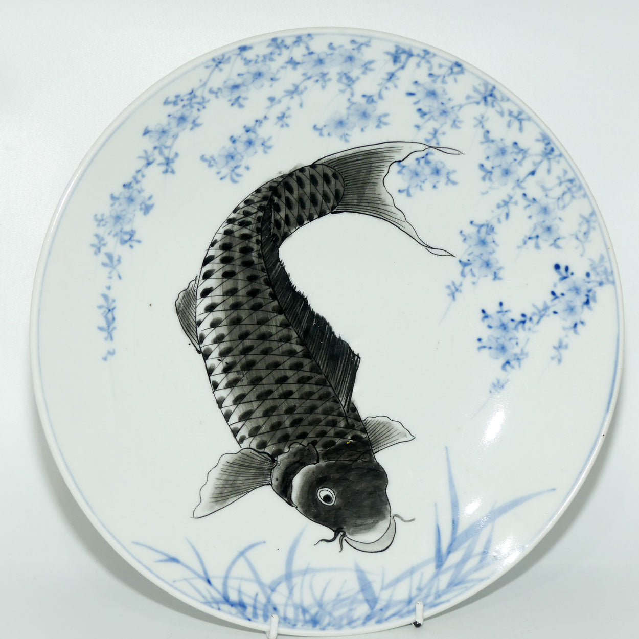 Meiji period fine quality Japanese Carp wall charger