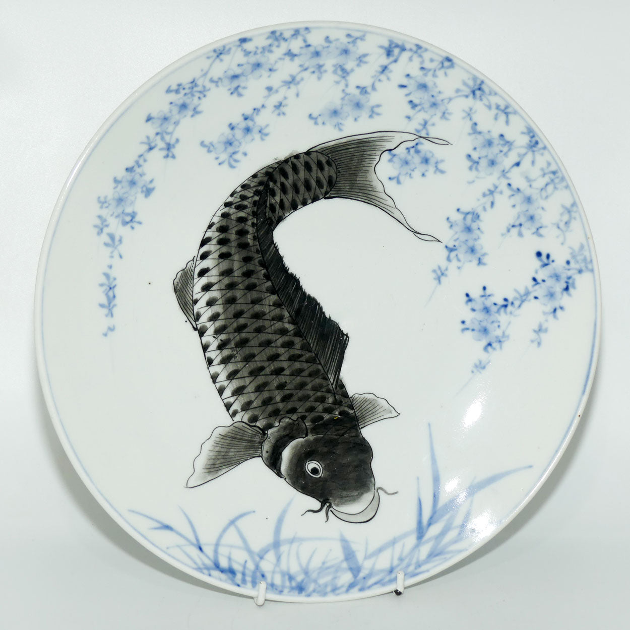 Meiji period fine quality Japanese Carp wall charger