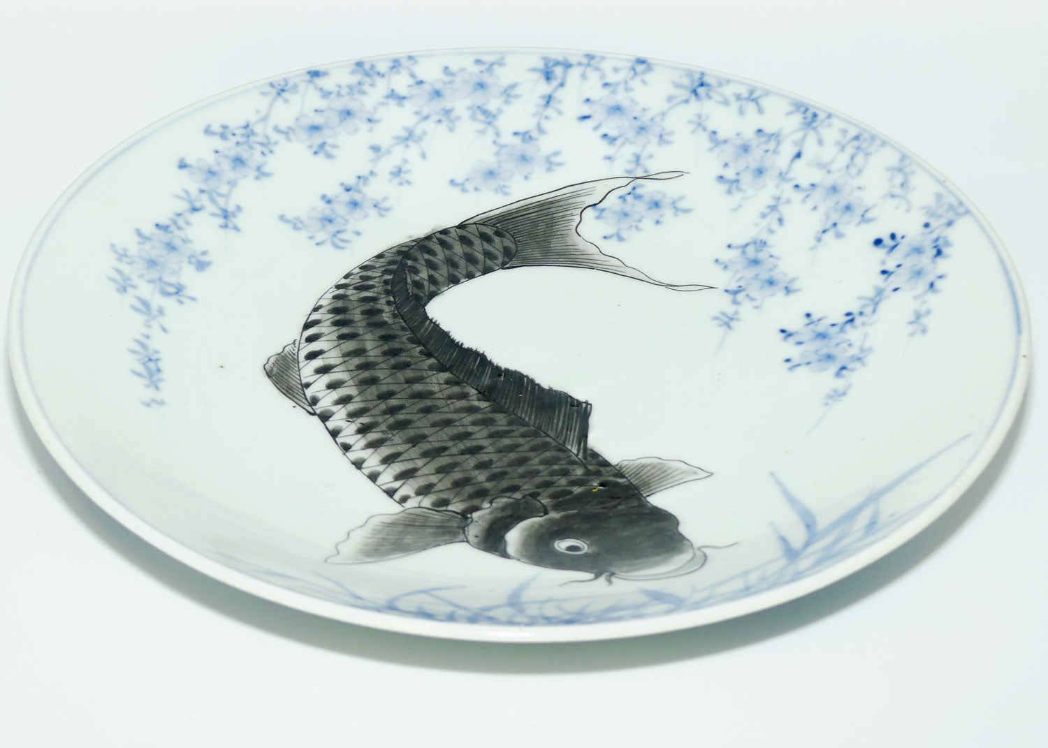 Meiji period fine quality Japanese Carp wall charger