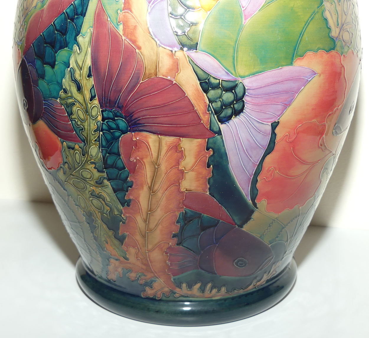 Moorcroft Carp RM26 Prestige vase (Ltd Ed)