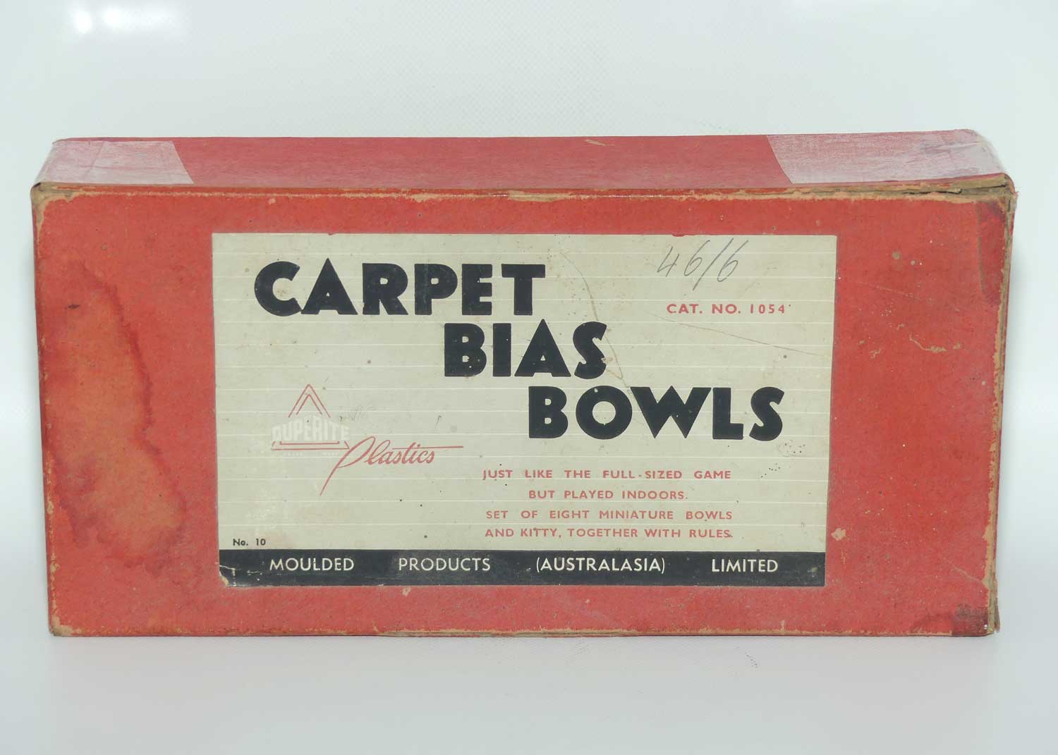 Set of Duperite Plastics Carpet Bias Bowls in original box