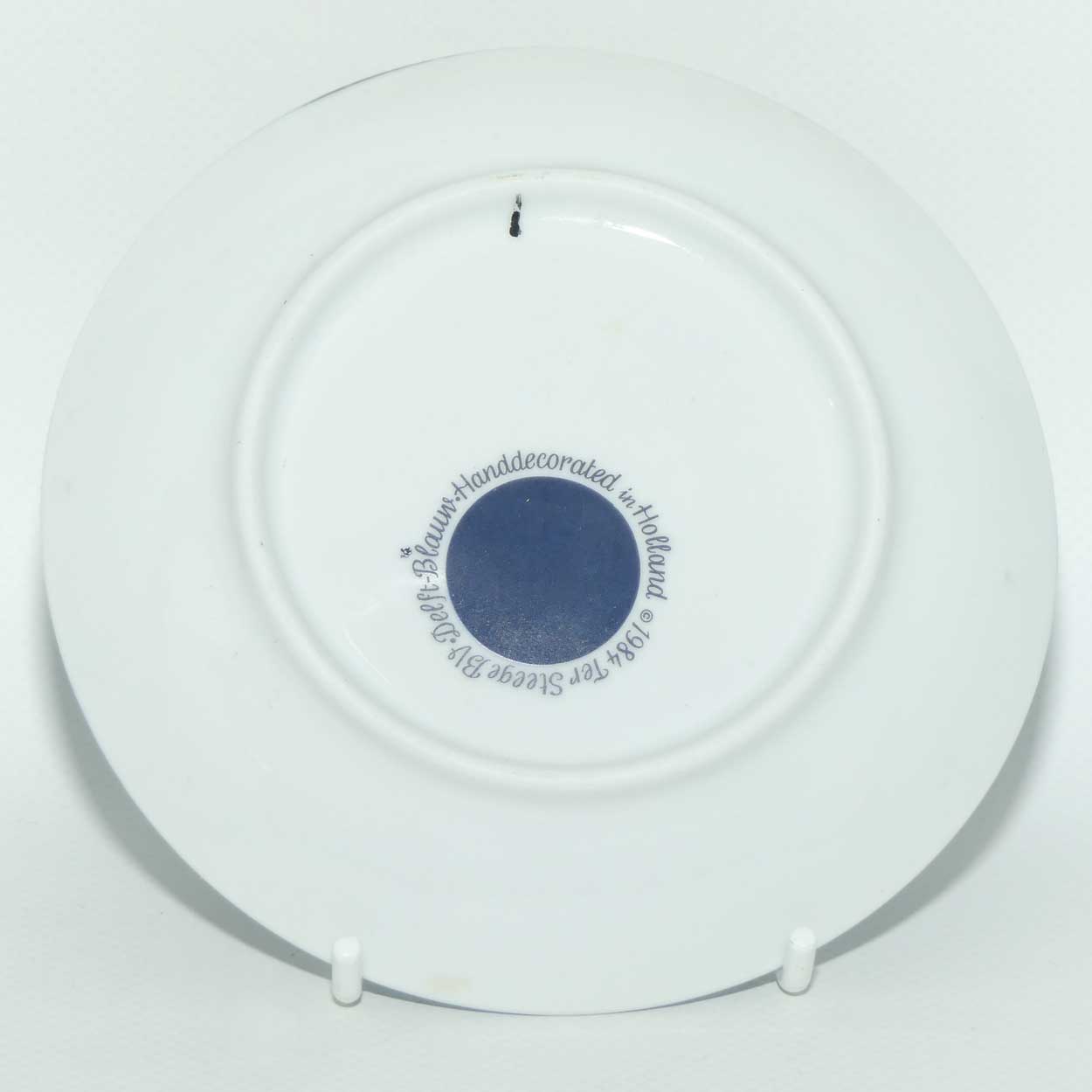 Delft Blauw Holland miniature plate | Horse and Carriage