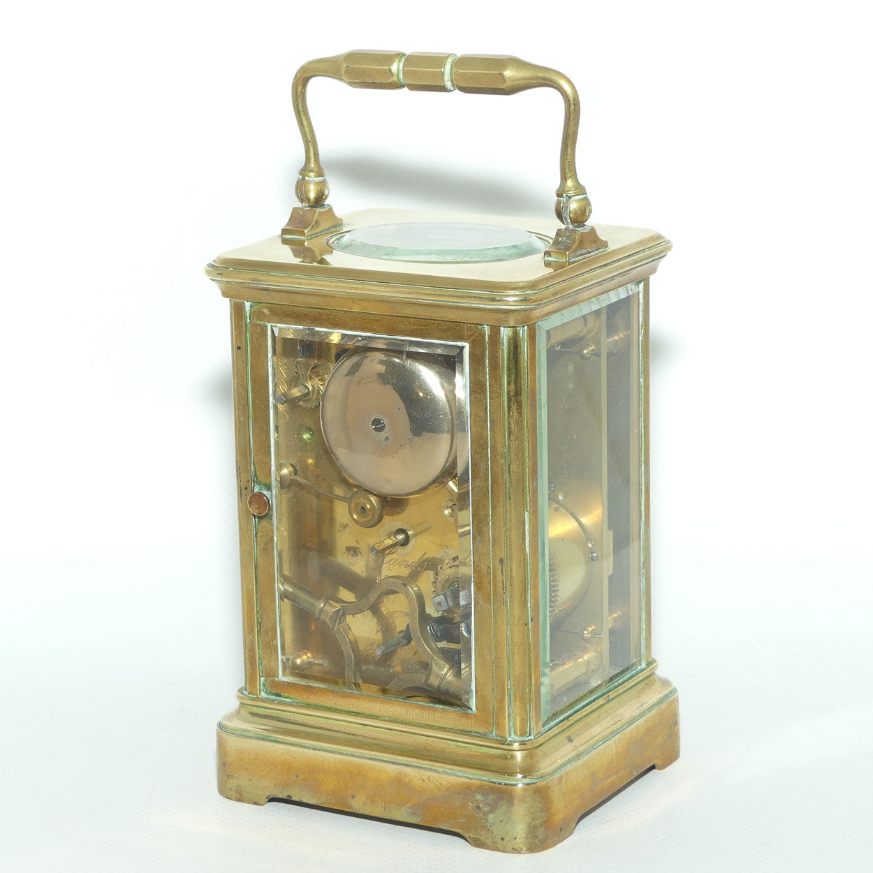 French Brass Carriage Clock with Alarm | circa 1890