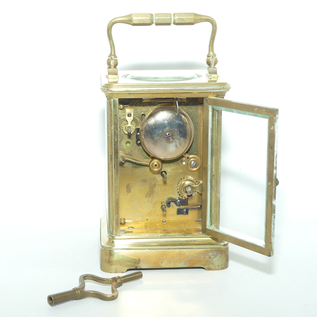 French Brass Carriage Clock with Alarm | circa 1890