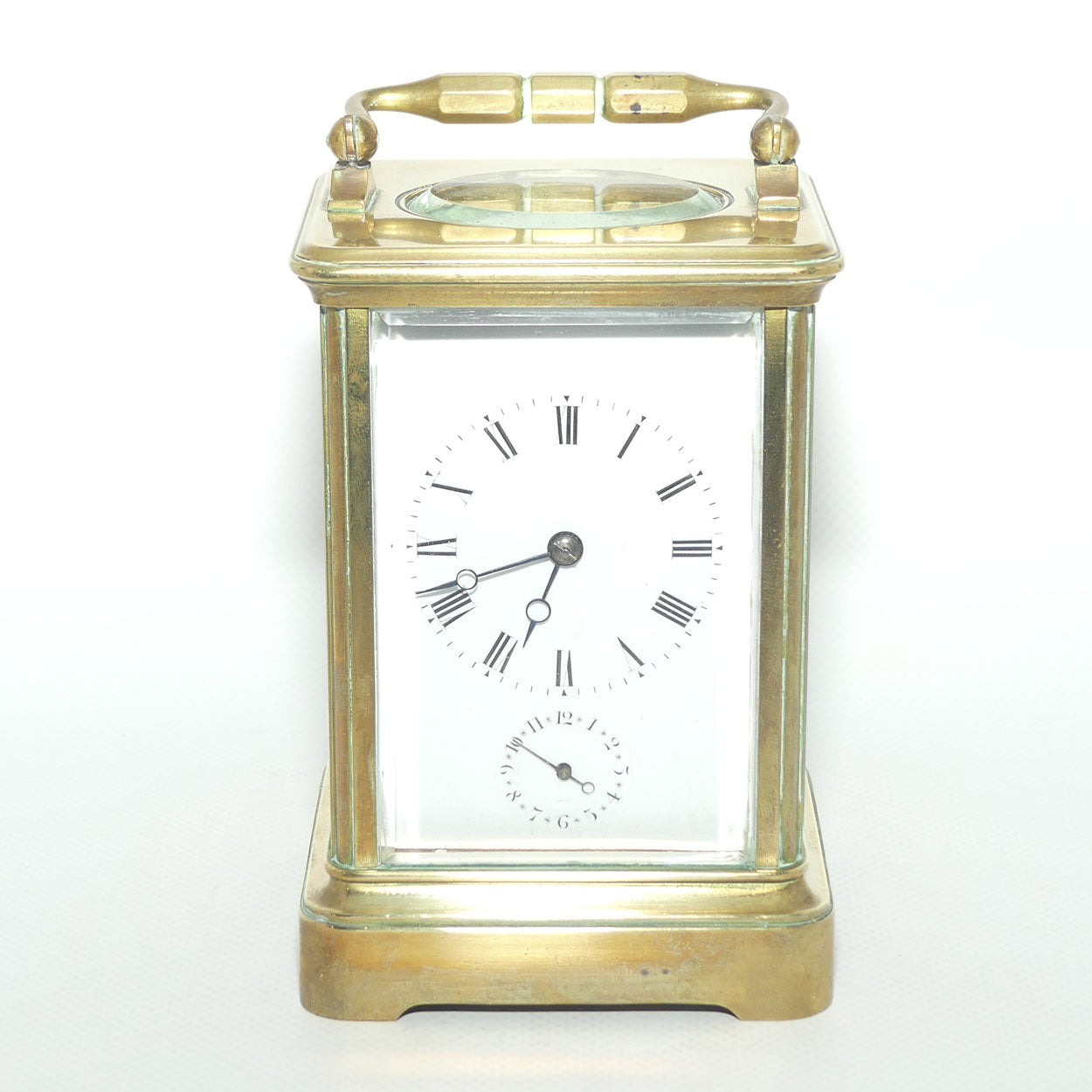 French Brass Carriage Clock with Alarm | circa 1890