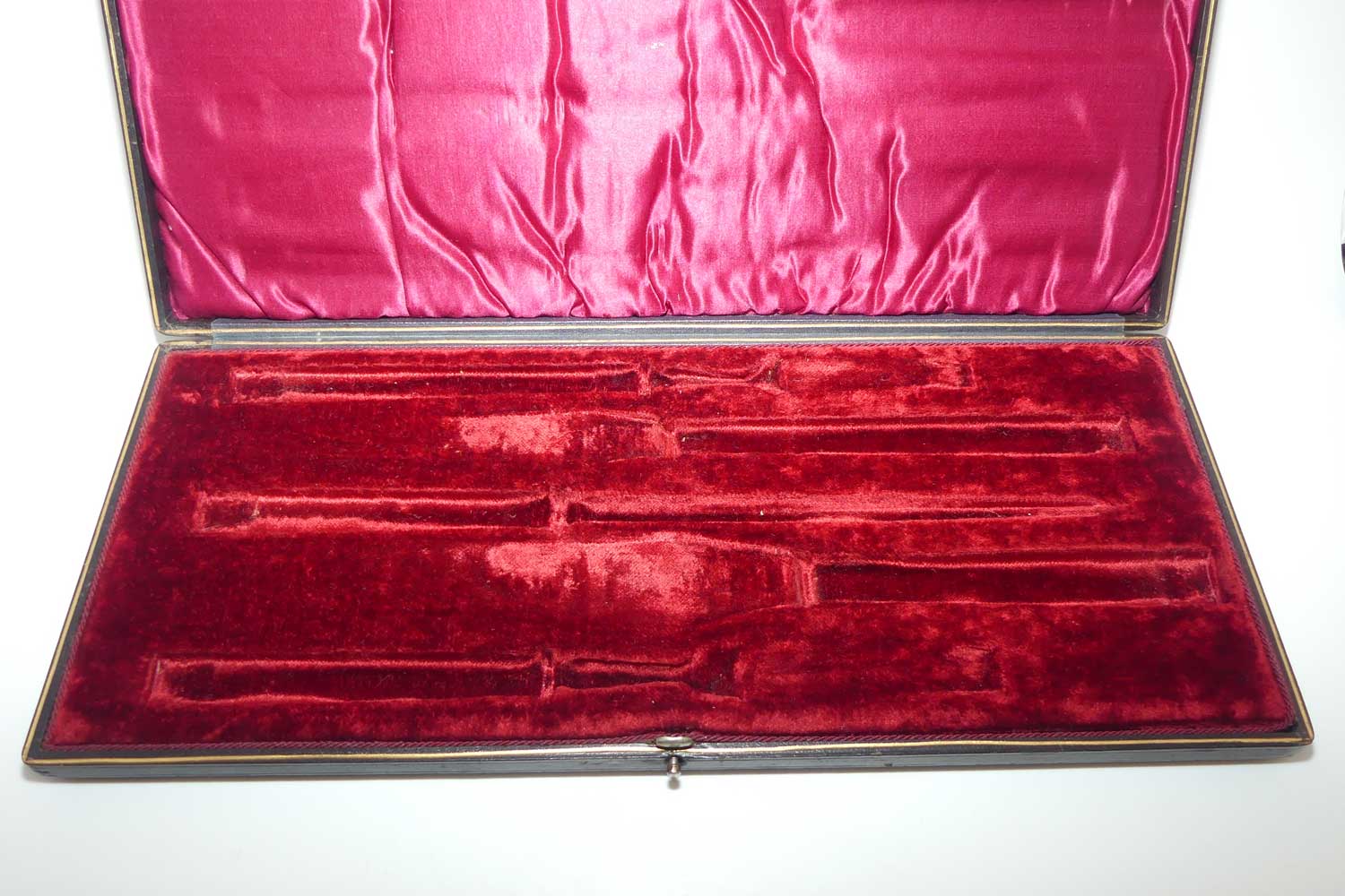 late Victorian era 5 piece boxed Bone Handle carving set | W Mammatt & Sons Sheffield