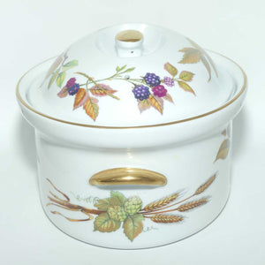 Royal Worcester Vitreous Bakeware | Evesham pattern | Gold Trim | Oval Casserole dish