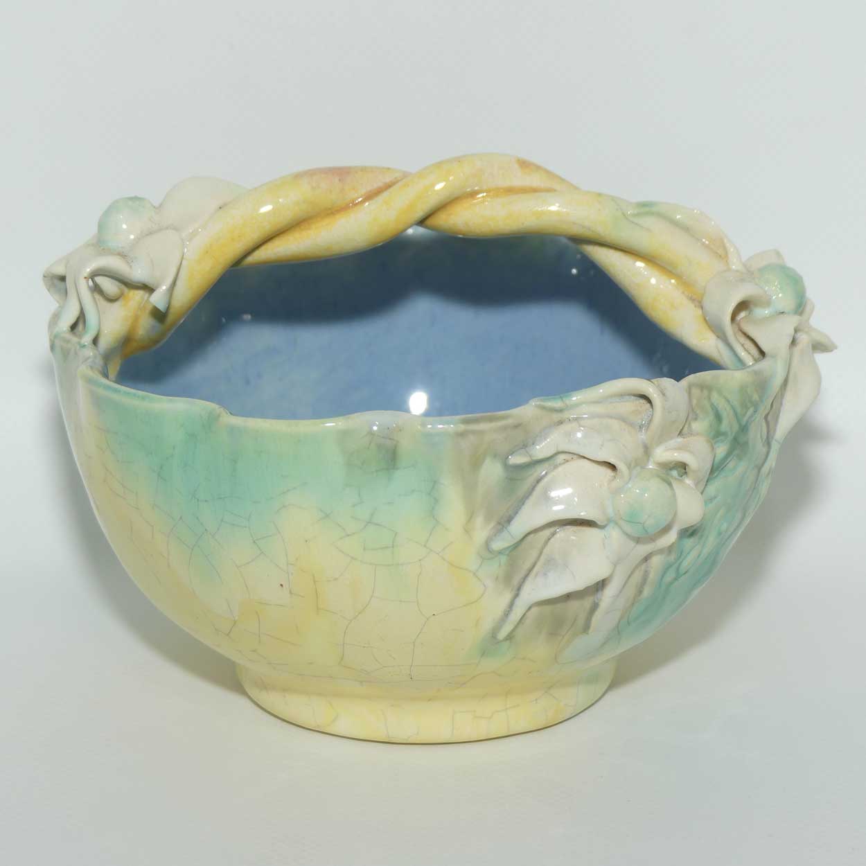 Australian Pottery | John Castle Harris | Flannel Flower basket