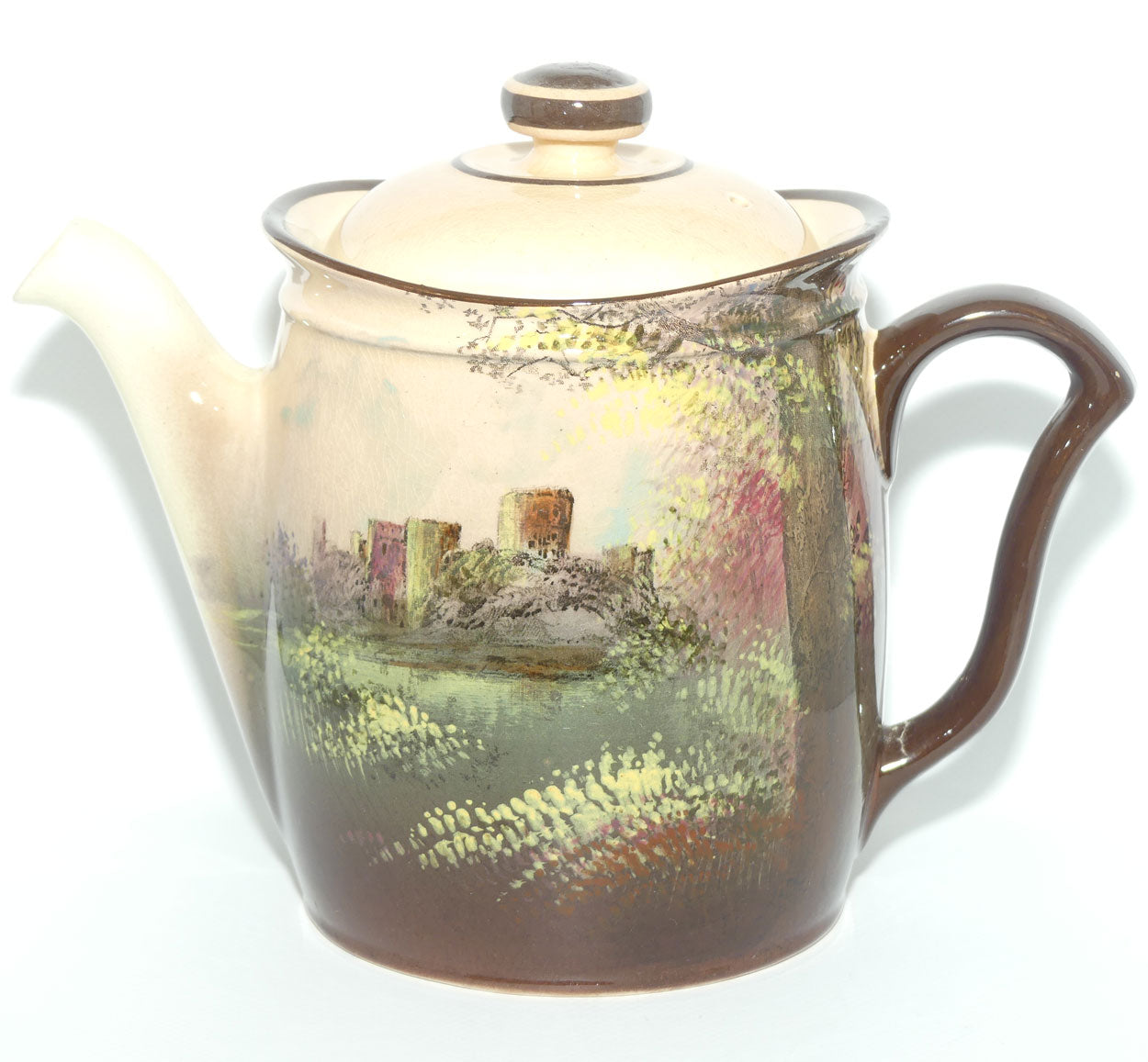 Royal Doulton Castle and Churches 'Pembroke Castle' Westcott teapot D4643