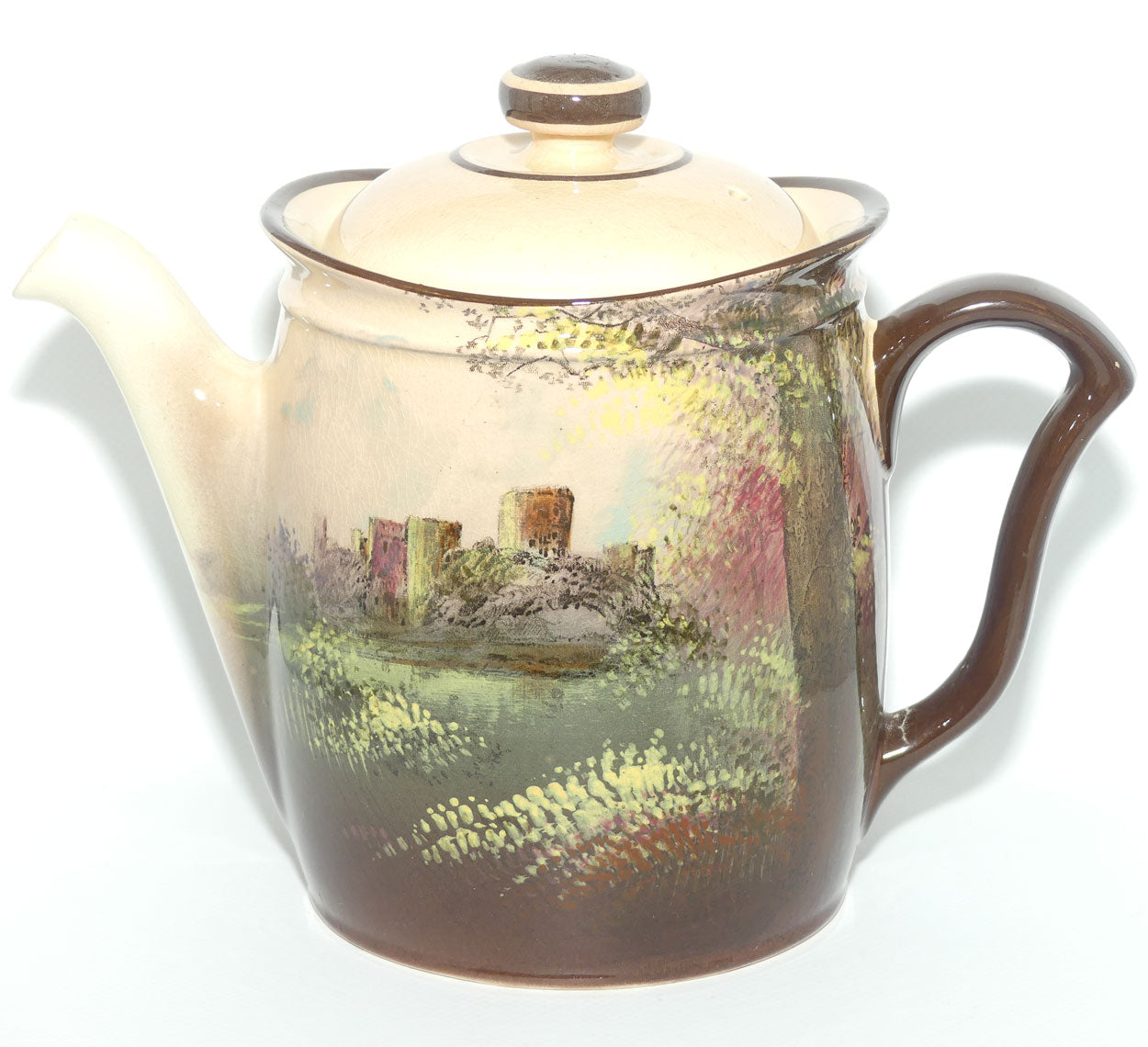 Royal Doulton Castle and Churches 'Pembroke Castle' Westcott teapot D4643