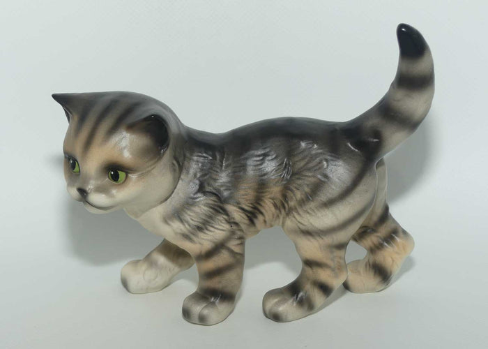 Goebel Tabby Cat figure | Tail Up | 31024