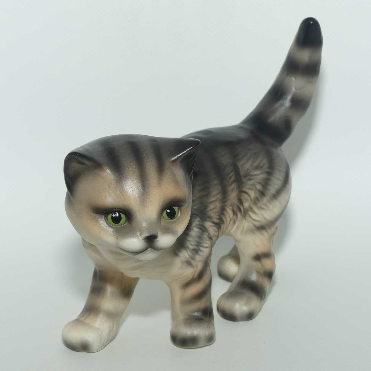 Goebel Tabby Cat figure | Tail Up | 31024