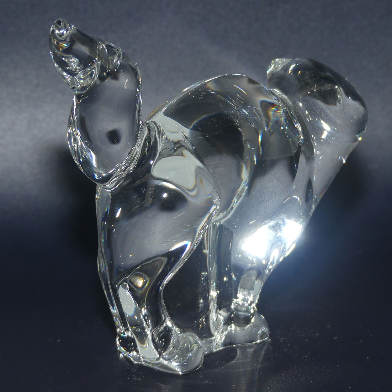 Villeroy and Boch Clear Crystal Cat figure