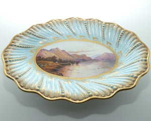 Coalport Prestige hand painted and gilt decorated Rural Scene | Cattle comport by Malcolm Harnett