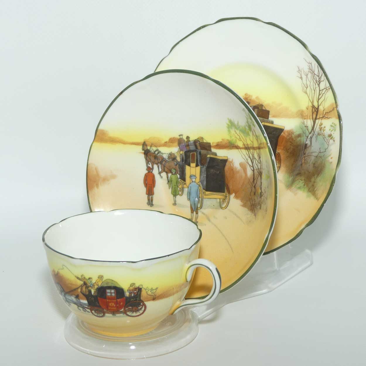 Royal Doulton Coaching Days Cecil shape trio E3804 | Fancy Edge