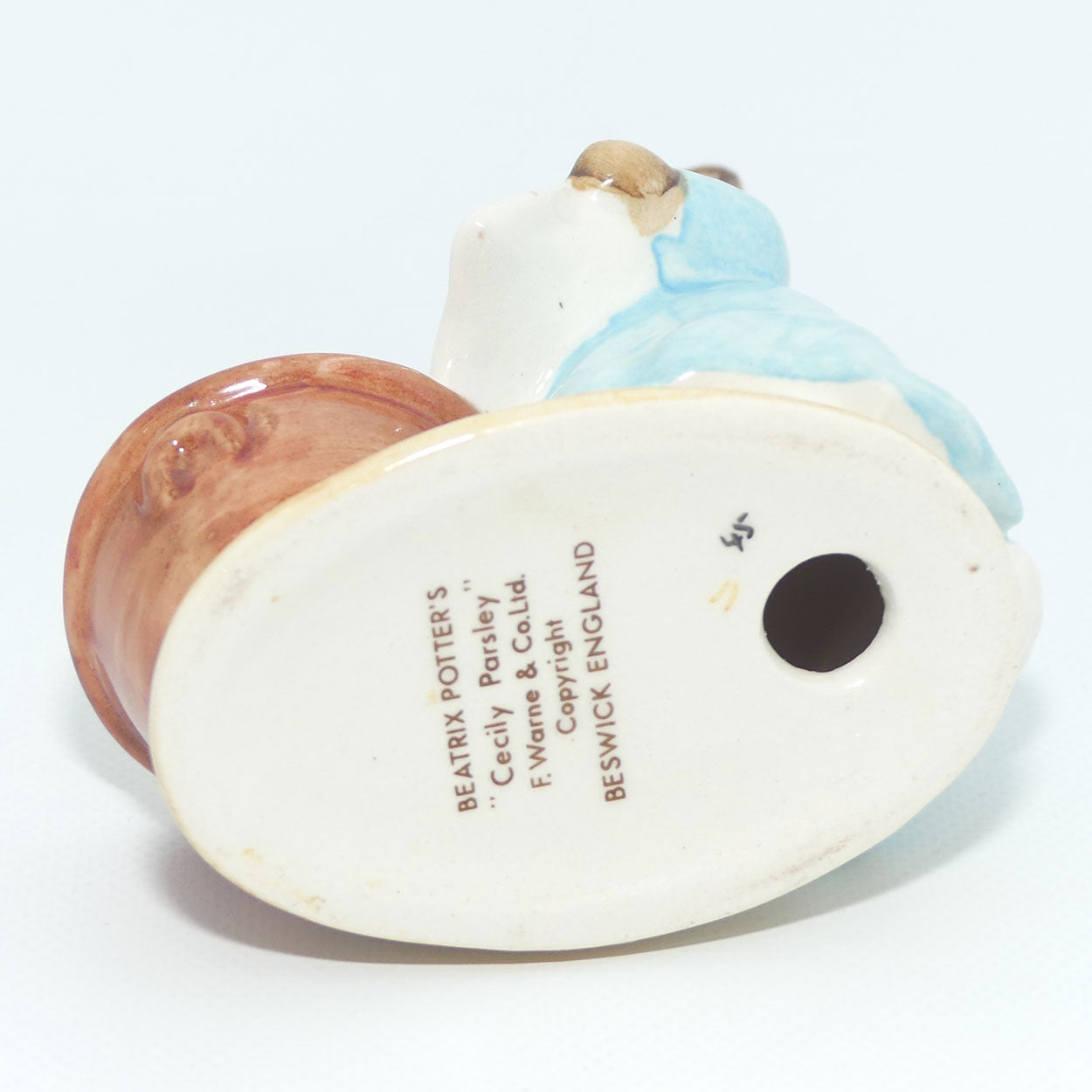 Beswick Beatrix Potter Cecily Parsley | Head Down | BP3a