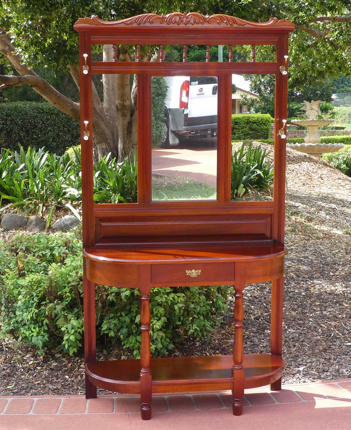Craftsman build Cedar hallstand | c.1980