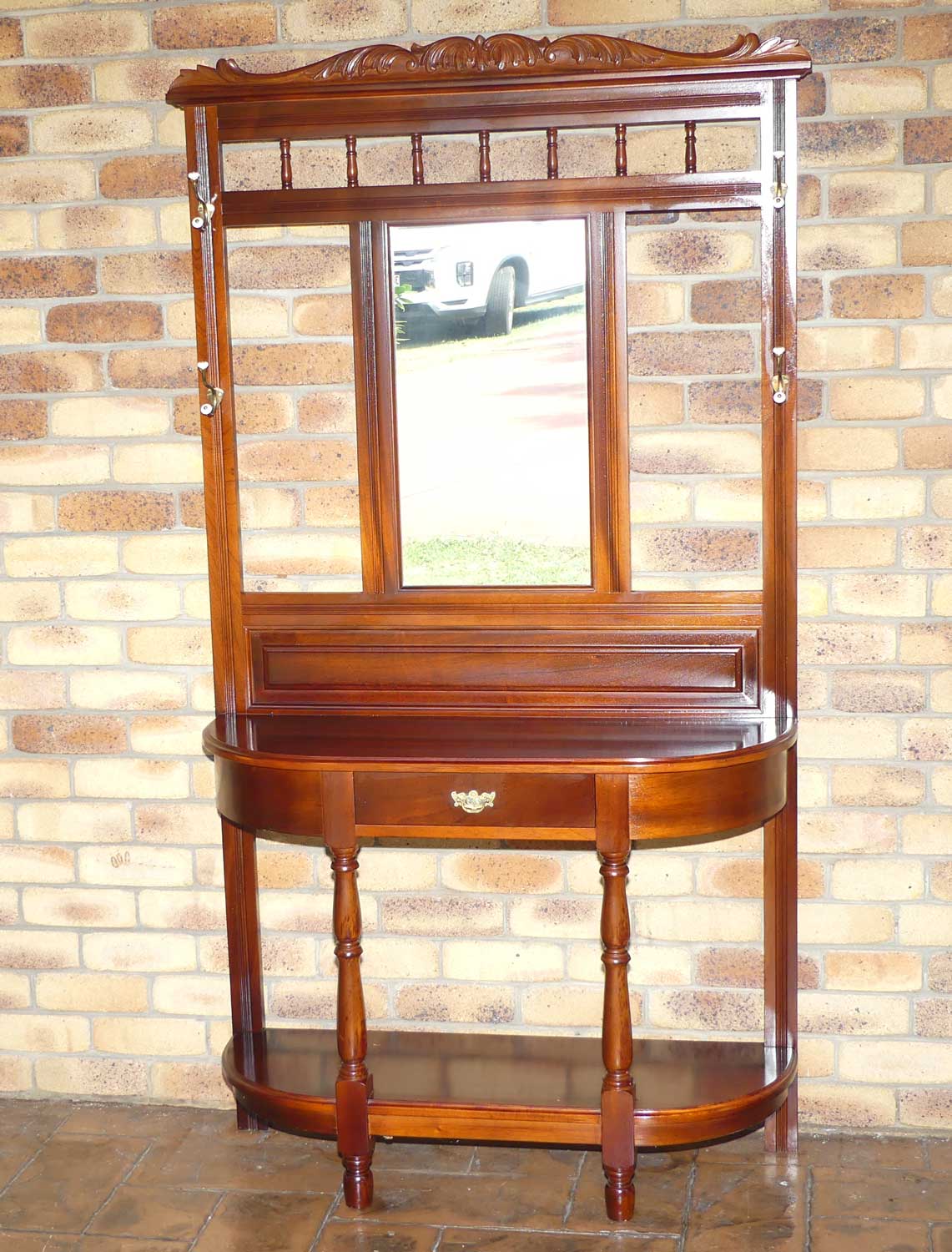 Craftsman build Cedar hallstand | c.1980