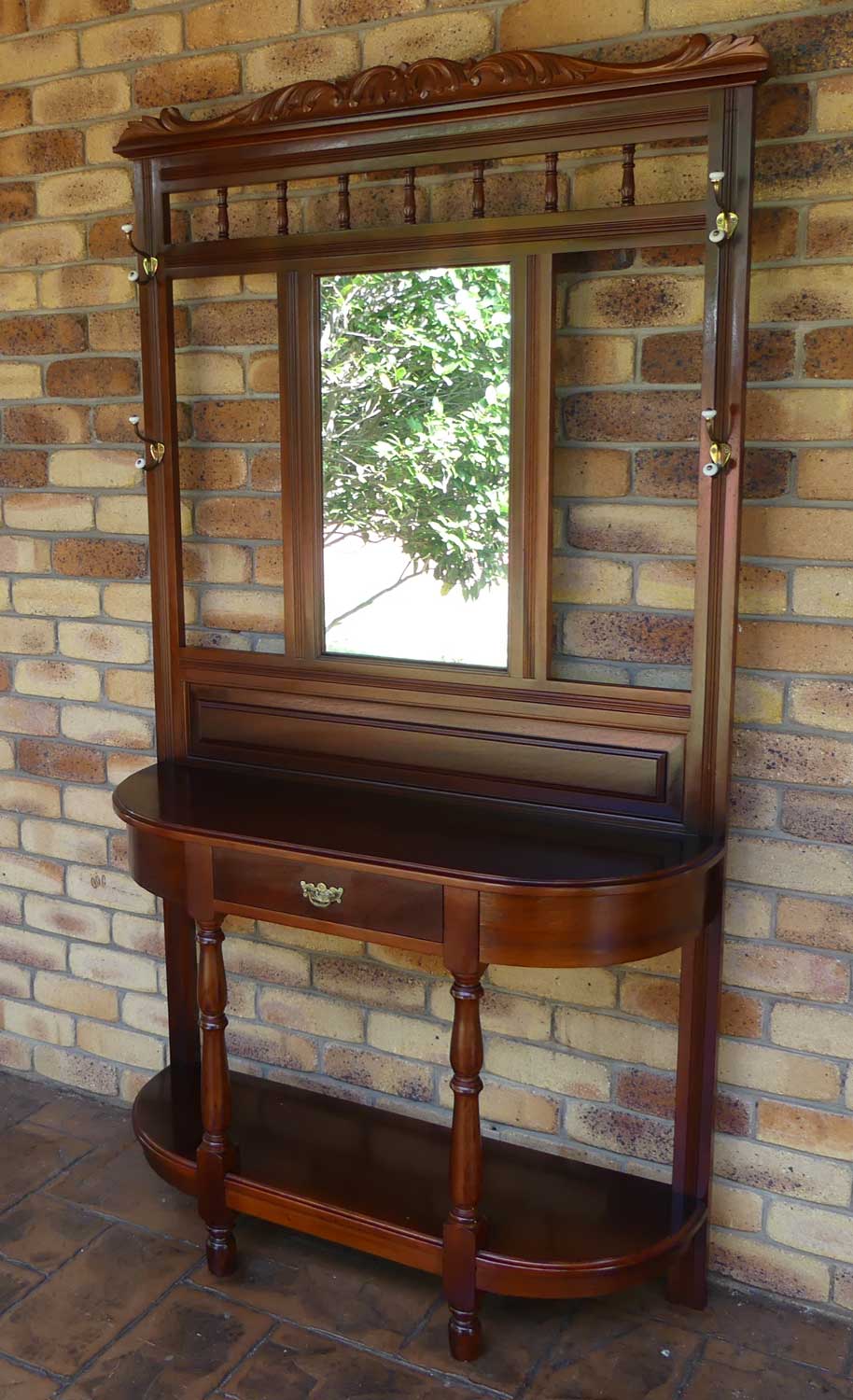 Craftsman build Cedar hallstand | c.1980