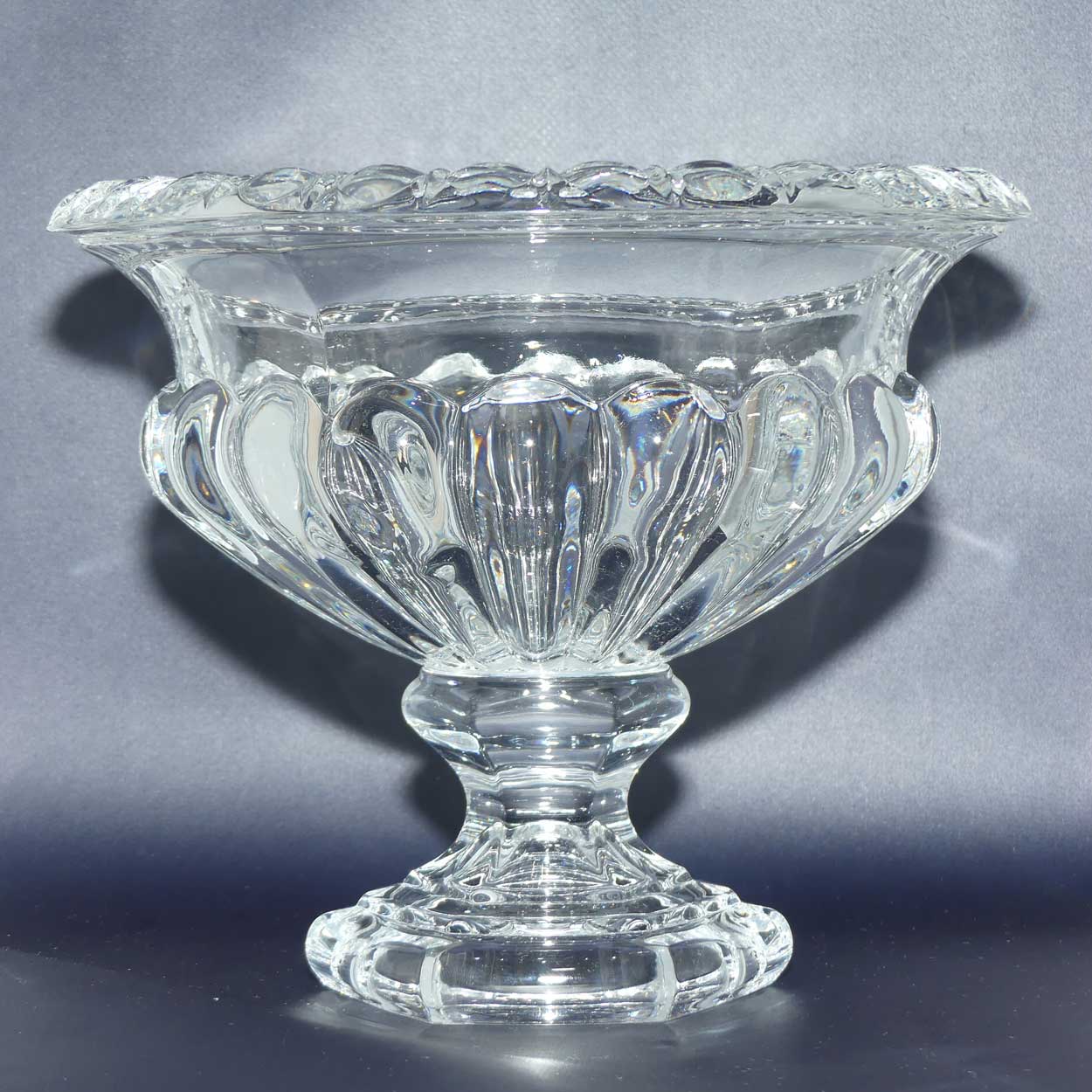 Large Grecian style compote urn | Gadrooned body