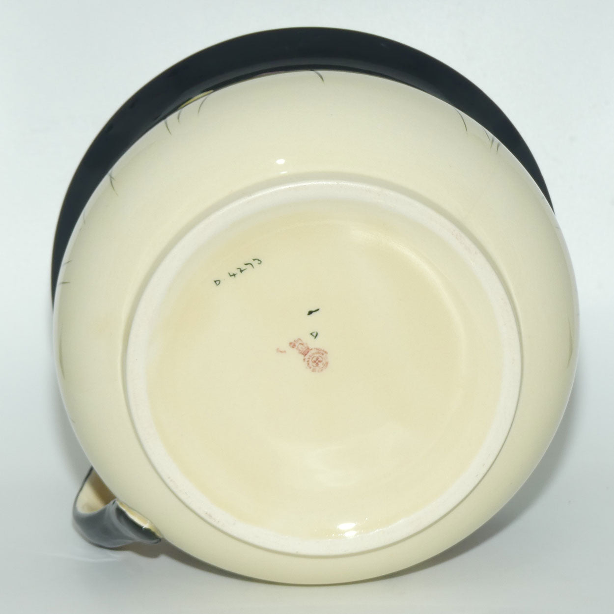 Royal Doulton Pansy | Black Border Chamber Pot D4273