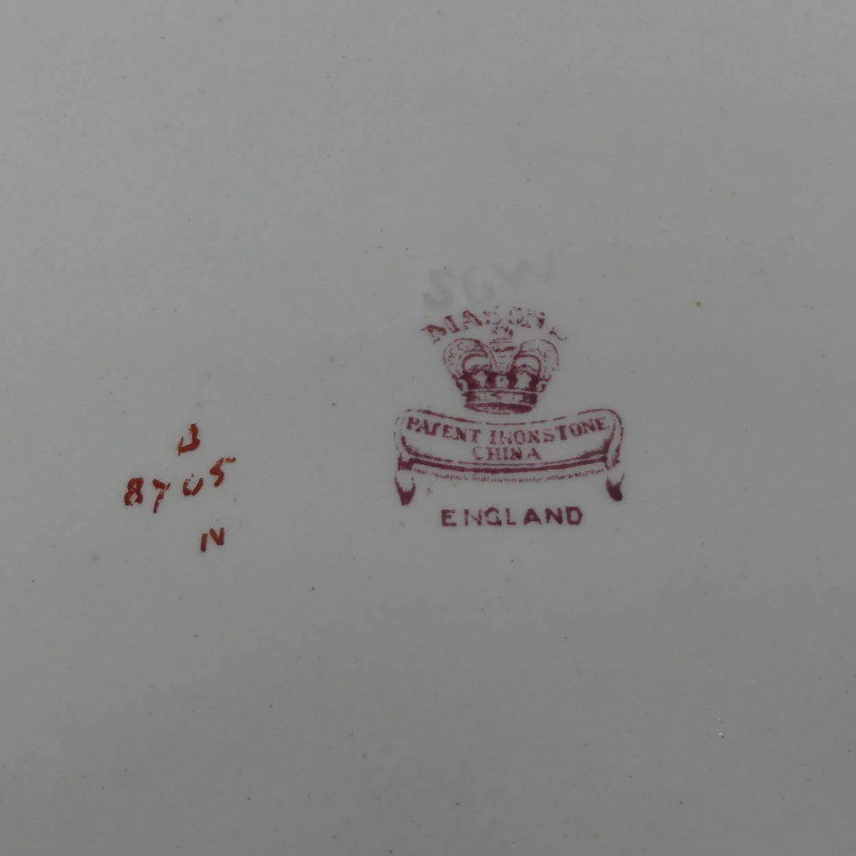 Masons Ironstone large wall charger Pattern B 8705 N