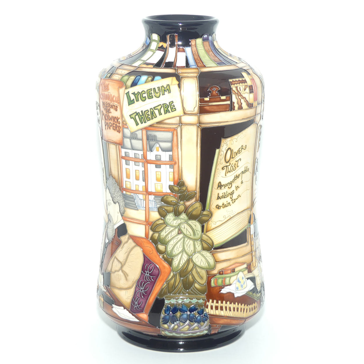 Moorcroft Charles Dickens 98/11 vase | LE 58/75